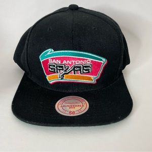 Mitchell & Ness NBA San Antonio Spurs HWC Core Basic Snapback Hat